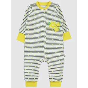 Civil Baby Kız Bebek Patiksiz Tulum 6-18 Ay Sarı