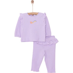 Hellobaby Basic Kız Kaşkorse Bluz-Tayt Takım Kız Bebek