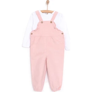 Hellobaby Chıc Kız Salopet-Tshirt Kız Bebek