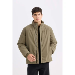 Su İtici Regular Fit Dik Yaka Fermuarlı Cepli Mont D5975AX24WN
