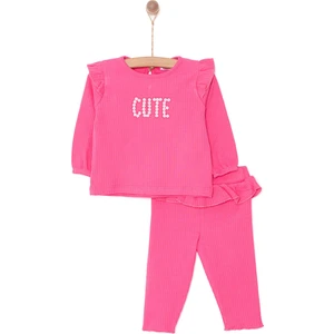 Hellobaby Basic Kız Kaşkorse Bluz-Tayt Takım Kız Bebek