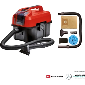 Akülü Islak/Kuru Süpürge TE-VC 18/10 Li-Solo Power X-Change (10 L tank, 2 m hortum, dar aralık/fırça başlığı, döşeme/genel başlık dahil, akü dahil değildir) - 2347160