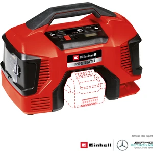 PRESSITO 18/21 Power X-Change Akülü Hava Kompresörü (18 V, Maks. 10.5 Bar, 21 l/dk Emiş Gücü, 18000 rpm Motor Hızı, Yağsız, Akü dahil değildir) - 4020467
