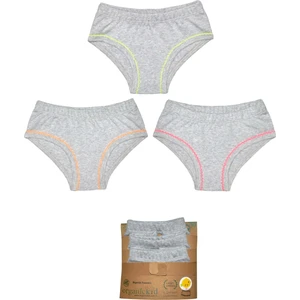 Neon Kız Çocuk Gri Iç Çamaşır Set 3lu