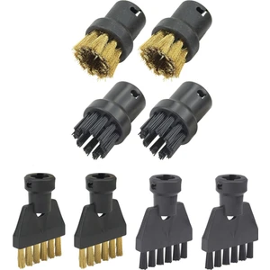 Karcher Sc1 Sc2 Sc4 Sc5 Için 8 Adet Buharlı Temizleyici Aksesuarları, Fırça Bağlantı Seti, Yuvarlak Fırça Setleri Düz Fırça Başlıkları (Yurt Dışından)