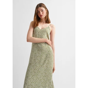 Mango Teen Baskılı Uzun Elbise