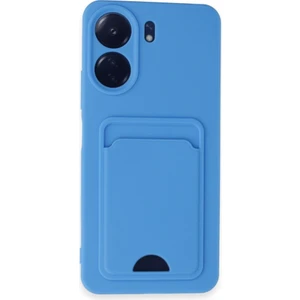Xiaomi Redmi 13C Uyumlu Arka Kamera Korumalı Kart Koyulabilen Silikon Kartlıklı Kılıf Kapak