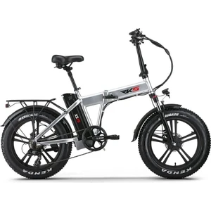 XS25 Katlanabilir Elektrikli Bisiklet Gri