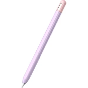 Apple Pencil Pro Kılıf Mat Silikon Pembe Lila