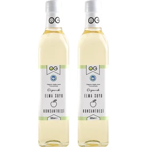 OG natural 2'li Organik Elma Suyu Konsantresi 500 ML