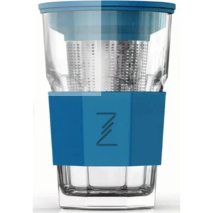Paşabahçe Zest Glass Süzgeçli Demlik Bardak 415 ml Mavi Renk