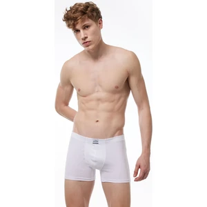 Erkek Beyaz Pamuk Elastan Boxer 074 1M074
