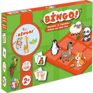 Mert Bebek Bingo Oyunu - Hayvanlar ve Yiyecekleri - Animals And Their Food