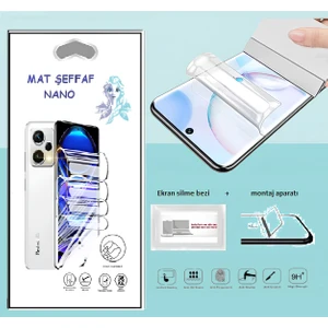 Elsa Store Reeder S19 Max Pro S Edge Nano Ekran Koruyucu İnce Esnek Mat Şeffaf