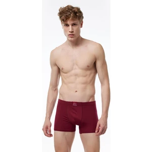 Erkek Bordo Pamuk Elastan Boxer 074 1M074