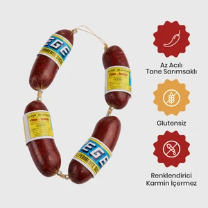 Ege Fermente Sucukları Ali Kasap Ege Az Acılı Sarımsaklı Fermente Sucuk