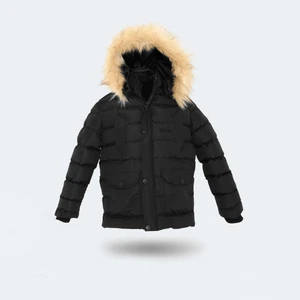 NAPOLI Unisex Çocuk Mont & Kaban Siyah