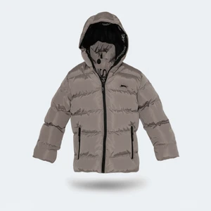 NEONS Unisex Çocuk Mont & Kaban Taş Gri