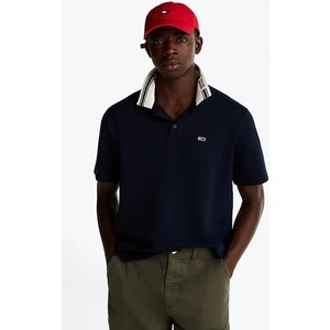 Tommy Hilfiger Erkek Lacivert Regular Fit Polo Yaka T-Shirt