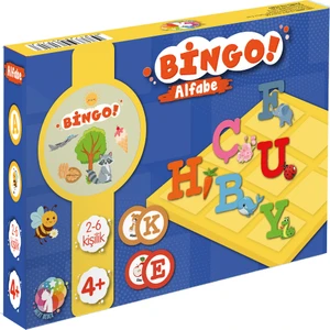 Mert Bebek Bingo Oyunu 6 Kişilik Eğlenceli Alfabe Tasarımı ile Okuma Yazma Geliştirici Oyun