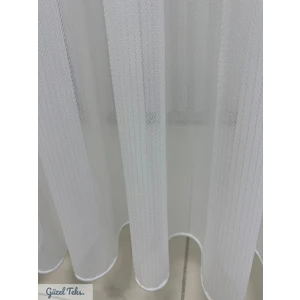 Güzel Teks. Yeni Trend Balık Sırtı Tül Kalın,kırışmaz,ütü Istemez Ağır Gramajlı 1/3 Sık Pile