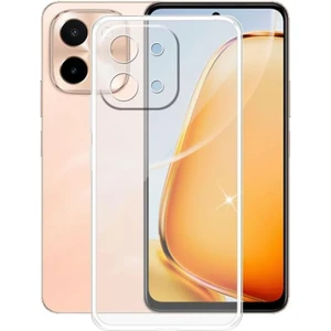 Vivo Y28 Kılıf Süper Silikon Kamera Korumalı Şeffaf Renksiz