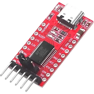 FT232RL USB To RS232 Ttl Uart Çevirici Modül  Type C USB Soket Seri Port Haberleşme Arduino Mcu Uydu Alıcı DVD Gsm Telefon FT232