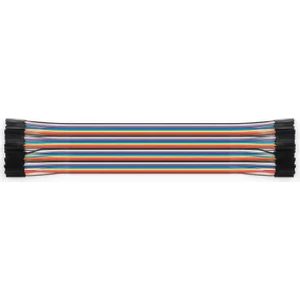 30CM 40 Pin Dişi Dişi Dupont Kablo  Ayrılabilir 2.54MM 10 Renk Breadboard Atlama Kablosu Jumper Test Prototip Deneme Devre Bağlantı Tel