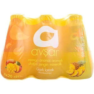 Mango Ananas Aromalı Maden Suyu 200 ml x 6 Adet