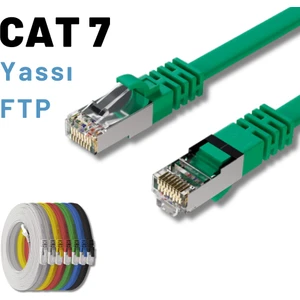 Irenıs 3 Metre Cat7 Kablo Yassı Ftp Ethernet Network Lan Ağ Kablosu