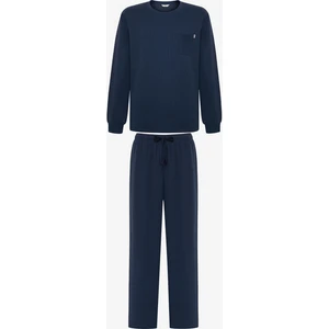 Square Lacivert Pantolon Pijama Takımı