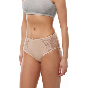 Kadın Ten 3 Lü Paket Pamuk Elastan Dantelli Yüksek Bel Slip Külot 150 3M150