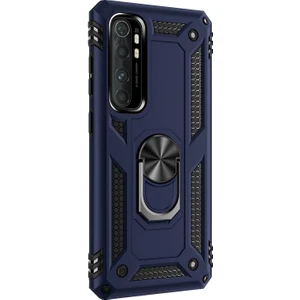 Piyasa Sepeti Xiaomi Mi Note 10 Lite Yüzüklü Tank Kılıf Lacivert