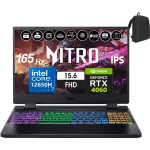 Nitro 5 AN515-58 Intel Core I7-12650H 32GB Ddr5 2tb SSD 8GB/RTX4060 WINDOWS11HOME 15.6" 165Hz Fhd IPS Taşınabilir Bilgisayar WNHQM0EY00B27+WEBLEGELSINÇANTA