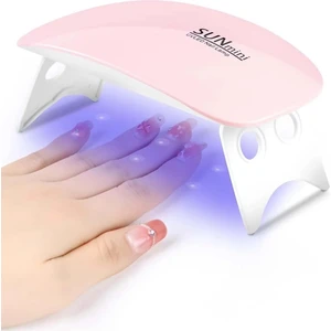 Profesyonel 6W Uv LED Tırnak Kurutma Lambası Hızlı Kuruma Akıllı Sensör Çoklu Zaman Ayarı 6 LED