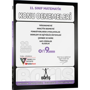 Barış Yayınları 11. Sınıf Matematik Konu Denemeleri - Barış Çelenk