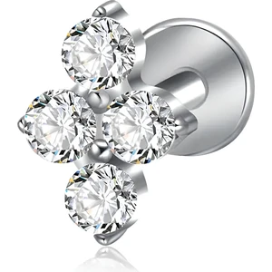 F136 Titanyum Gia Model Tragus Piercing - Helix Tragus Lobe Piercing