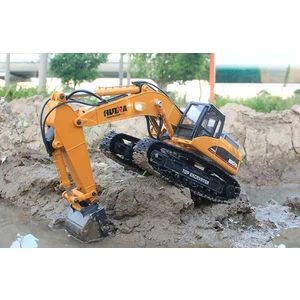 Huına 1/14 Rc Model Pro Ekskavatör - 2.4g Full Fonksiyon 23 Kanal Kumanda - 1580