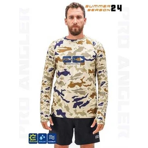 Pro Angler S24 T-Shirt Narural Camo Large (L)
