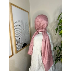 Lsy Desen Ipeksi Jakar Şal (Şeker Pembe)