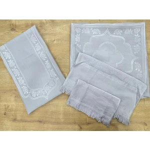 Çapa Ev Etamin Işlemelik 4'lü Bohça Seccade Takımı