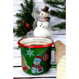 İnci Emaye Emaye Kupa Bardak Camp Kamp Mug Fincan Kahve 380 ml