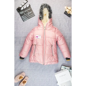 Su Geçirmez Çocuk Kışlık Mont | Sıcak ve Şık | Peluş Astarlı Okul Için Ideal Kız Çocuk Mont