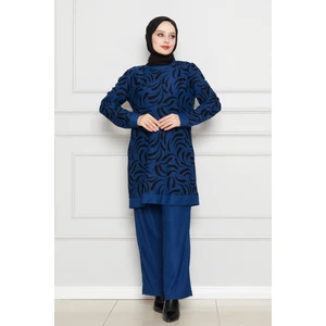 Reyhan Ikili Karin Takım-Saks Mavisi