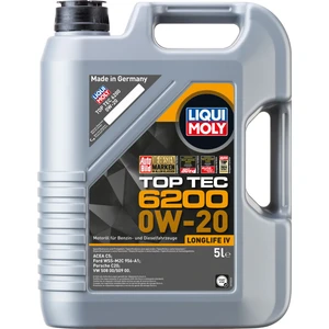 Liqui Moly Top Tec 6200 0W-20 Motor Yağı 5 Litre (Üretim Tarihi:2024)