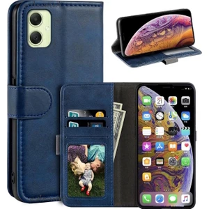M.TK Moveteck Samsung Galaxy A06 Kılıf 360 Tam Kaplar Deri Dokulu Kapaklı Cüzdan Standlı Kartvizitli Kopçalı Kapak