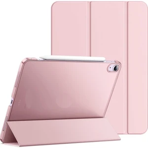 M.TK Moveteck Huawei Matepad Se 11'' Inç 2024 Uyumlu Kılıf Akıllı Smart Uyku Modlu Standlı Arkası Renkli Şeffaf Kapaklı Tablet Kılıfı