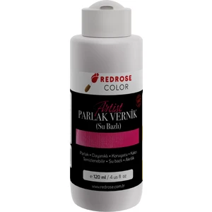 Red Rose Akrilik Su Bazlı Parlak Vernik 120ml Yüksek Kalite, Profesyonel