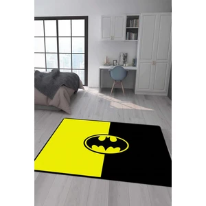 Doruklar Home Collection Kaymaz Taban Makinada Yıkanabilir Dijital Baskı Batman Desenli Genç Odası ve Çocuk Odası Halısı Dot Taban Halı