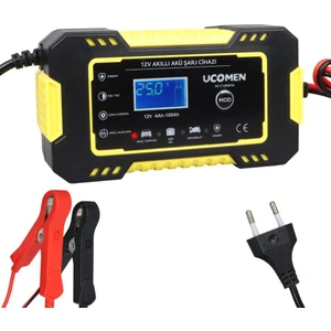 UC-C120501A Sarı 12VOLT 6AMPER LED Göstergeli Akü Şarj Cihazı